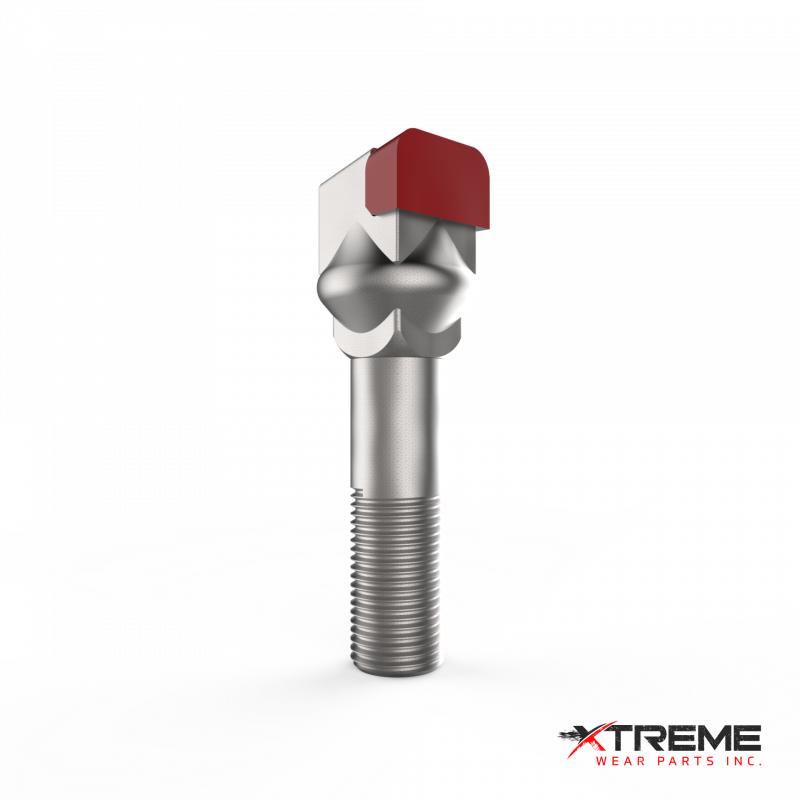 Carbide Thumbnail Bit | Long Side / Square Set Pocket Head